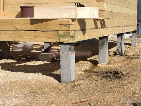 Фундамент из ЖБ свай
