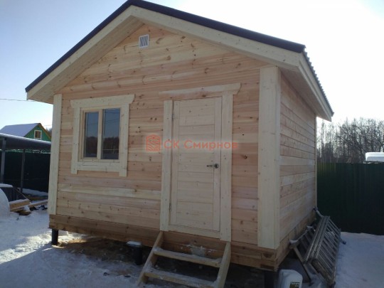 Февраль 2020 - баня из бруса №59