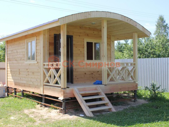 Июнь 2016 - баня из бруса №22