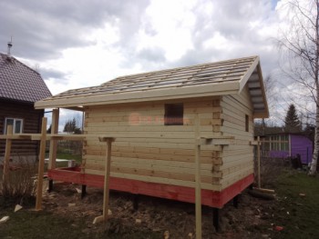 Фото №4: баня из бруса 124