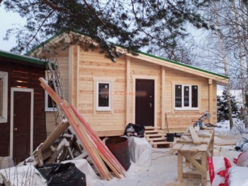 Фото №1: баня из бруса 129