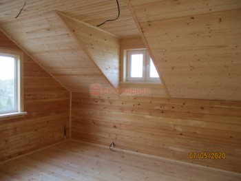 Фото №79: дом из бруса 64